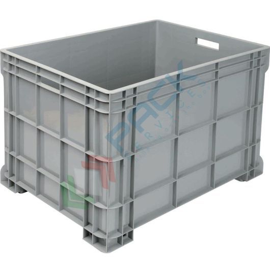 Cassa pallet in plastica (PP) 4 piedi, Mis. 565 L x 760 P x 510 H mm, portata 150 Kg, volume 165 Lt, Tipologia: Bins Chiusi, Volume (Lt): 165, Materiale: HDPE, Mis. Base (cm): 56,5 x 76, Altezza (cm): 51, Base: 4 Piedi, Versione: Standard vendita, produzione, prezzi e offerte