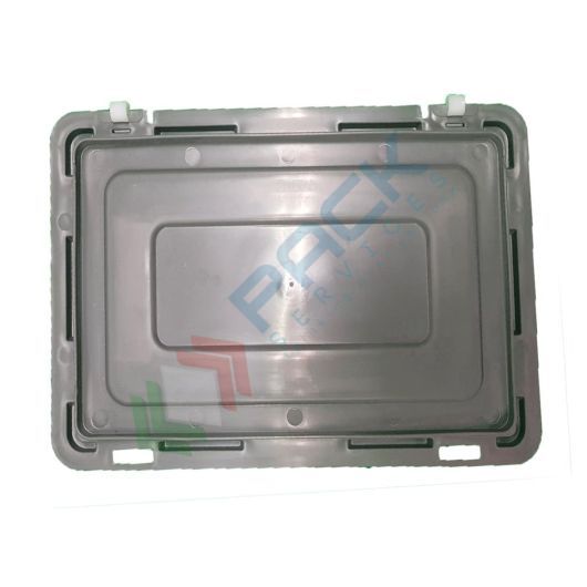 Coperchio per cassetta Norma Europa in plastica (PP) 300 x 200 mm, per alimenti, serie EG, Tipologia: Coperchio, Per Alimenti: SI, Misura: 20 x 30 cm, Colore: Grigio Chiaro vendita, produzione, prezzi e offerte
