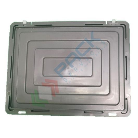 Coperchio per cassetta Norma Europa in plastica (PP) 400 x 300 mm, per alimenti, serie EG, Tipologia: Coperchio, Colore: Grigio Chiaro, Per Alimenti: SI, Misura: 30 x 40 cm vendita, produzione, prezzi e offerte