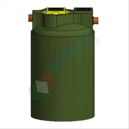 Separatore di oli statici, Mis. Ø 1200 x 2050 H mm, capacità 2200 Lt, Tipologia: Separatore di Oli Statico, Capacità: 2200 Lt, Corpo: Liscio, Versione: Standard, 6 image vendita, produzione, prezzi e offerte