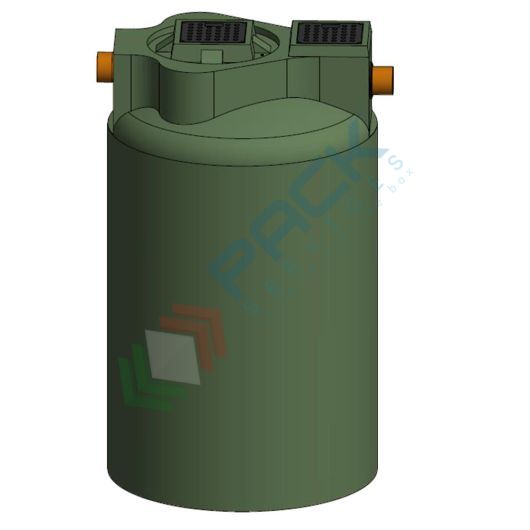 Separatore di oli a coalescenza con filtro estraibile, Mis. Ø 1200 x 2050 H mm, capacità 2200 Lt, Tipologia: Separatore di Oli a Coalescenza, Capacità: 2200 Lt, Corpo: Liscio, Versione: Filtro Estraibile vendita, produzione, prezzi e offerte