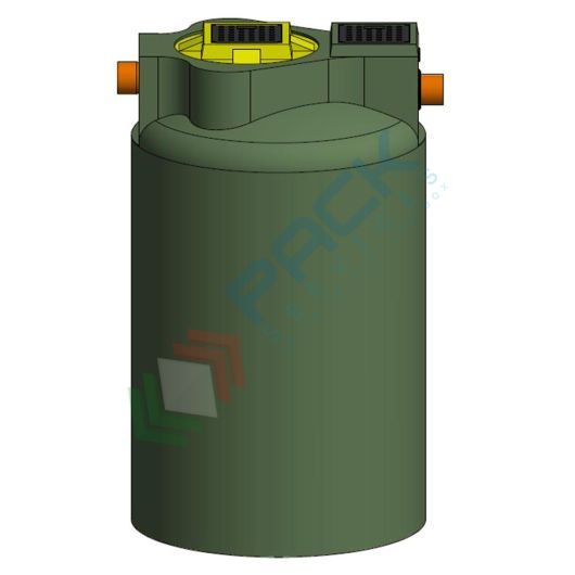 Separatore di oli a coalescenza con filtro estraibile ed otturatore automatico, Mis. Ø 1200 x 2050 H mm, capacità 2200 Lt, Tipologia: Separatore di Oli a Coalescenza, Capacità: 2200 Lt, Corpo: Liscio, Versione: Filtro Estraibile + Otturatore Automatico vendita, produzione, prezzi e offerte
