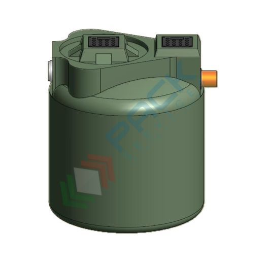 Degrassatore A.E. 25, coperti 60, capacità 600 Lt, Mis. Ø 950 x 1100 H mm, per il trattamento delle acque reflue domestiche e acque grigie, Tipologia: Degrassatore, Capacità: 600 Lt, Corpo: Liscio, Versione: Standard vendita, produzione, prezzi e offerte