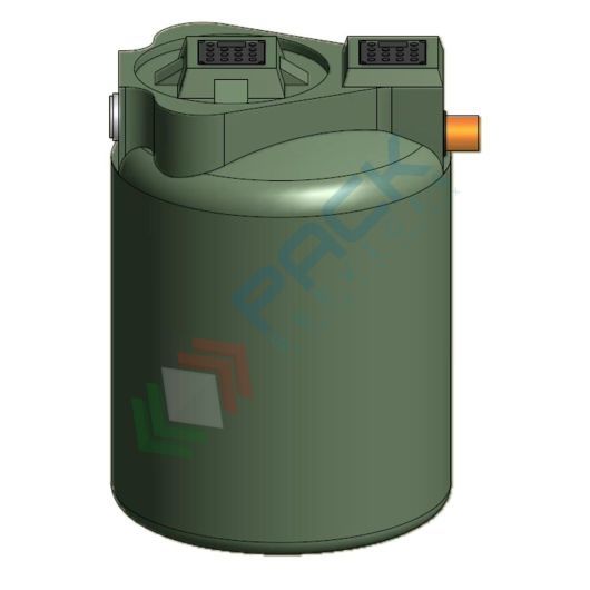 Degrassatore A.E. 28, coperti 80, capacità 900 Lt, Mis. Ø 950 x 1350 H mm, per il trattamento delle acque reflue domestiche e acque grigie, Tipologia: Degrassatore, Capacità: 900 Lt, Corpo: Liscio, Versione: Standard vendita, produzione, prezzi e offerte