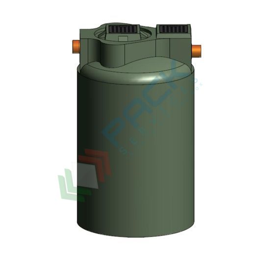 Degrassatore A.E. 75, coperti 300, capacità 2200 Lt, Mis. Ø 1200 x 2050 H mm, per il trattamento delle acque reflue domestiche e acque grigie, Tipologia: Degrassatore, Capacità: 2200 Lt, Corpo: Liscio, Versione: Standard vendita, produzione, prezzi e offerte