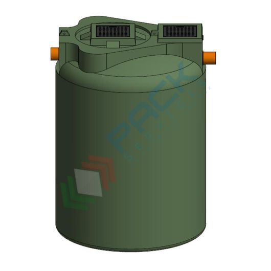 Degrassatore A.E. 175, coperti 800, capacità 5500 Lt, Mis. Ø 1725 x 2400 H mm, per il trattamento delle acque reflue domestiche e acque grigie, Tipologia: Degrassatore, Capacità: 5500 Lt, Corpo: Liscio, Versione: Standard vendita, produzione, prezzi e offerte