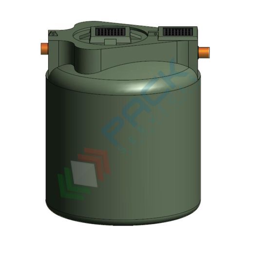 Degrassatore A.E. 200, coperti 900, capacità 7000 Lt, Mis. Ø 2000 x 2350 H mm, per il trattamento delle acque reflue domestiche e acque grigie, Tipologia: Degrassatore, Capacità: 7000 Lt, Corpo: Liscio, Versione: Standard vendita, produzione, prezzi e offerte