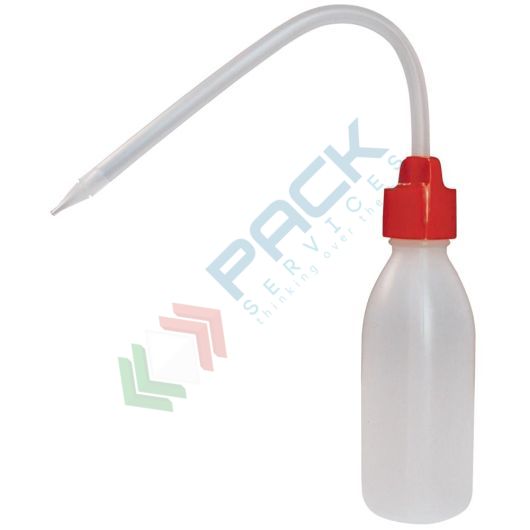 Bottiglia in plastica (PE) a spruzzetta (inclusa), capacità 50 ml, Tipologia: Standard (SPRX), Capacità: 50 ml, Colore: Neutro, Versione: Tappo Rosso vendita, produzione, prezzi e offerte