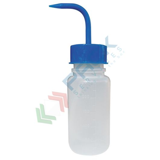 Bottiglia in plastica (PE) a spruzzetta (inclusa), capacità 250 ml, modello integrale con tappo GL45 blu, Tipologia: Tappo GL45 (SPRX-D), Capacità: 250 ml, Versione: Tappo Blu, Colore: Neutro vendita, produzione, prezzi e offerte