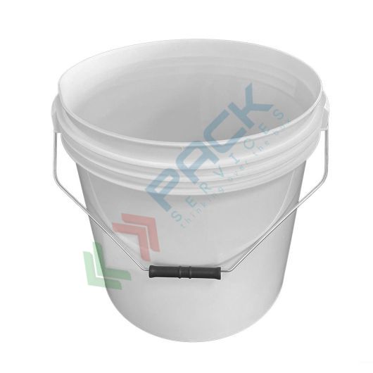 Secchio plastica (PP) conico, capacità 25 Lt, Mis. Ø 341 x 338 H mm, omologato ADR/ONU, manico in metallo, coperchio a pressione (escluso), Tipologia: Conici, Capacità: 25 Lt, Manico: Metallo, Colore: Bianco vendita, produzione, prezzi e offerte