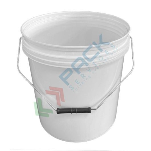Secchio plastica (PP) conico, capacità 17 Lt, Mis. Ø 293 x 312 H mm, omologato ADR/ONU, manico in metallo, coperchio a pressione (escluso), Tipologia: Conici, Capacità: 17 Lt, Omologazione ADR: Si, Manico: Metallo, Colore: Bianco vendita, produzione, prezzi e offerte