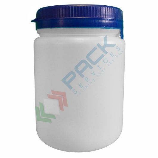 Barattolo in plastica (HDPE), cilindrico, capacità 500 ml, tappo a pressione con sottotappo e sigillo di garanzia (inclusi), Tipologia: Cilindrico Tappo Pressione (VCS), Capacità: 500 ml, Colore: Neutro vendita, produzione, prezzi e offerte