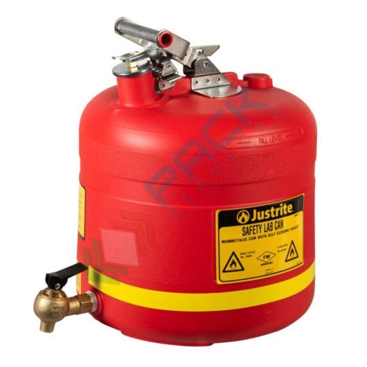 Tanica di sicurezza di tipo I, in polietilene (PE), capacità 19 Lt, con rubinetto 08540, colore rosso, Tipologia: di Sicurezza Tipo I, Capacità: 19 Lt, Versione: Maniglia Oscillante + Rubinetto vendita, produzione, prezzi e offerte