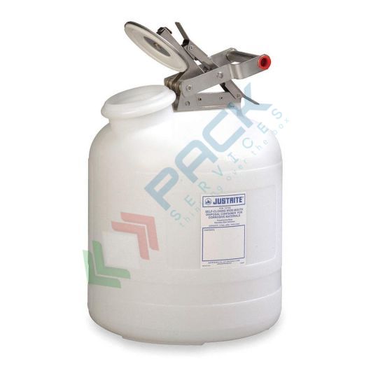 Tanica di sicurezza in plastica (HDPE), capacità 8 Lt, per sostanze corrosive, maniglia a scatto, Tipologia: Per sostanze corrosive, Capacità: 8 Lt, Versione: Maniglia a scatto vendita, produzione, prezzi e offerte