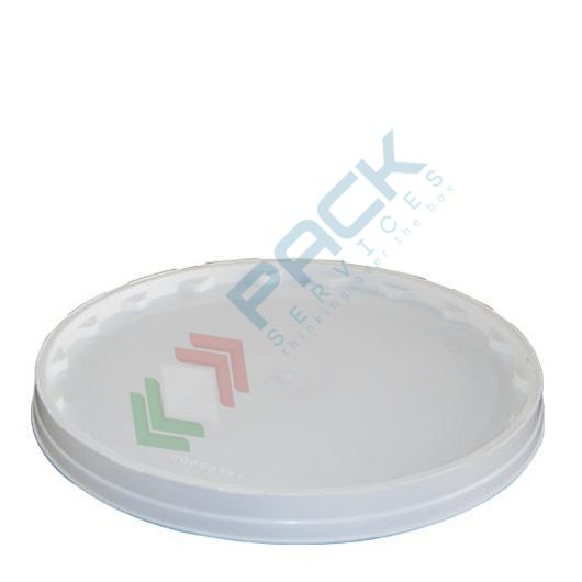Coperchio in plastica (PP), a pressione con sigillo di garanzia per secchio conico 21 Lt (VDR21000), Tipologia: Coperchio, Versione: Conica, Ideale per: VDR21000 vendita, produzione, prezzi e offerte