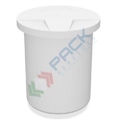 Serbatoio plastica (PE) per alimenti e prodotti chimici, cilindrico verticale a tutta bocca impilabile, capacità 515 Lt, Tipologia: Tutta Bocca, Capacità: 515 Lt, Versione: Impilabile vendita, produzione, prezzi e offerte