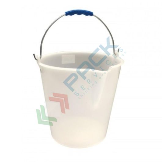 Secchio plastica (PE) conico con becco, capacità 14 Lt, Mis. Ø 290 x 300 H mm, manico in metallo, colore neutro, Tipologia: Casalinghi con Becco, Capacità: 14 Lt, Colore: Neutro, Omologazione ADR: No, Maniglie: Manico in Metallo vendita, produzione, prezzi e offerte