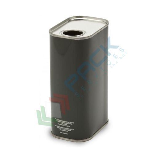 Lattina per olio in banda stagnata, capacità 0,5 Lt, bocca Ø 24 mm, colore verde anonimo (bocchello non incluso), Capacità: 0,500 Lt, Versione: Verde Anonimo vendita, produzione, prezzi e offerte