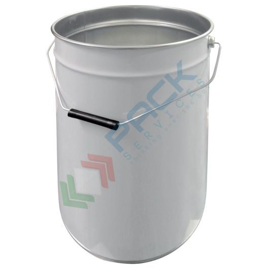 Fusto in ferro conico apertura totale, capacità 30 Lt, ADR/ONU per liquidi, coperchio con cravatta (escluso), corpo bianco interno grezzo, Tipologia: Apertura Totale, Capacità: 30 Lt, Colore: Bianco, Sezione: Conica, Maniglie: Maniglia Centrale, Ideale per: Liquidi, Colore Interno: Grezzo vendita, produzione, prezzi e offerte