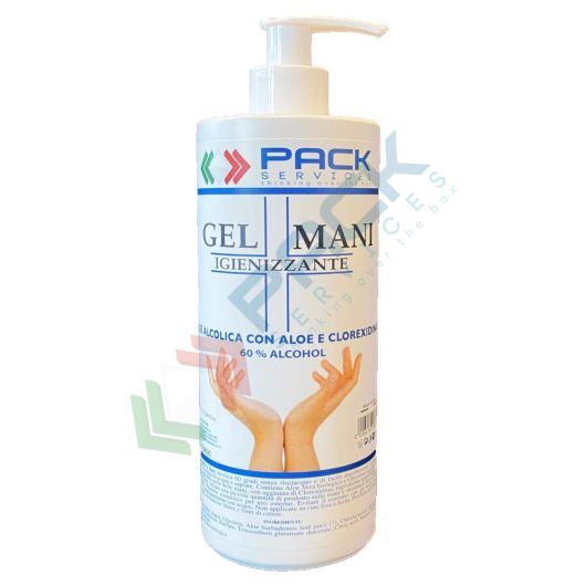 Gel mani disinfettante battericida e virucida, 60% di alcol, formato da 500 ml, da utilizzare senz'acqua, Tipologia: Gel Antisettico, Capacità: 500 ml, Versione: Classico, Contenuto: 60% Alcol vendita, produzione, prezzi e offerte