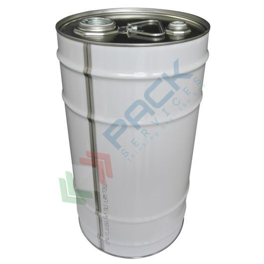 Fusto in ferro cilindrico, capacità 30 Lt, omologato ADR/ONU per liquidi, con tappi a vite Tri Sure (inclusi), corpo bianco interno laccato, Tipologia: con Tappi a Vite Tri-Sure, Capacità: 30 Lt, Colore: Bianco, Sezione: Cilindrica, Maniglie: Manico sul Coperchio, Ideale per: Liquidi, Colore Interno: Laccato vendita, produzione, prezzi e offerte