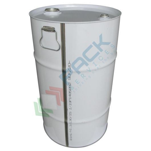 Fusto in ferro cilindrico, capacità 60 Lt, omologato ADR/ONU per liquidi, con tappi a vite Tri Sure (inclusi), corpo bianco interno laccato, Tipologia: con Tappi a Vite Tri-Sure, Capacità: 60 Lt, Colore: Bianco, Sezione: Cilindrica, Maniglie: Manico ad Arco, Ideale per: Liquidi, Colore Interno: Laccato vendita, produzione, prezzi e offerte