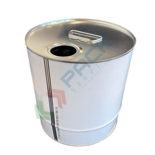 Fusto in ferro cilindrico, capacità 14 Lt, omologato ADR/ONU per liquidi, con tappo dosatore (escluso), corpo bianco interno grezzo, Tipologia: Con Tappo Dosatore, Capacità: 14 Lt, Colore: Bianco, Sezione: Cilindrica, Maniglie: Manico sul Coperchio, Ideale per: Liquidi, Colore Interno: Grezzo vendita, produzione, prezzi e offerte