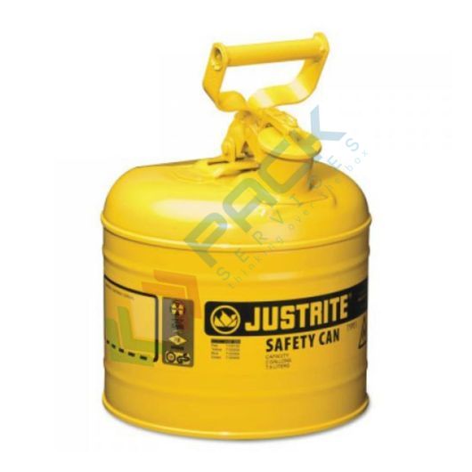 Tanica di sicurezza di tipo I, capacità 7,5 Lt, maniglia oscillante, colore giallo, Tipologia: di Sicurezza Tipo I, Capacità: 7,5 Lt, Rubinetto: NO, Versione: Standard, Colore: Giallo vendita, produzione, prezzi e offerte