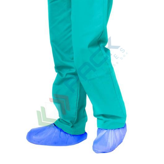 Copriscarpe Monouso AQASKIN 100 Pz - In CPE, 5g, Universali Fino Al 48