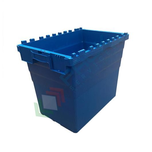 Cassetta in plastica (PP) sovrapponibile ed inseribile, capacità 95 Lt, Mis. 600 L x 400 P x 516 H mm - SENZA COPERCHIO vendita, produzione, prezzi e offerte
