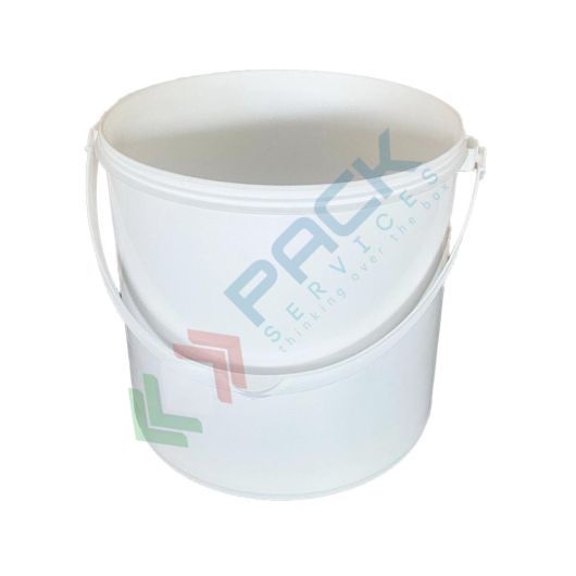 Secchio plastica (PP) cilindrico, capacità 3,2 Lt, Mis. Ø 162 x 160 H mm, manico in plastica, coperchio a pressione con sigillo (esclusi), Tipologia: Cilindrici, Capacità: 3,2 Lt, Colore: Bianco, Omologazione ADR: No, Maniglie: Manico in Plastica vendita, produzione, prezzi e offerte