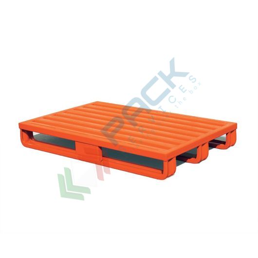 Pallet in metallo con 3 slitte, Mis. 1000 L x 800 P x 120 H mm, portata 2000 Kg, Tipologia: 3 Traverse, Mis. Base (cm): 80 x 100, Altezza (cm): 12 vendita, produzione, prezzi e offerte