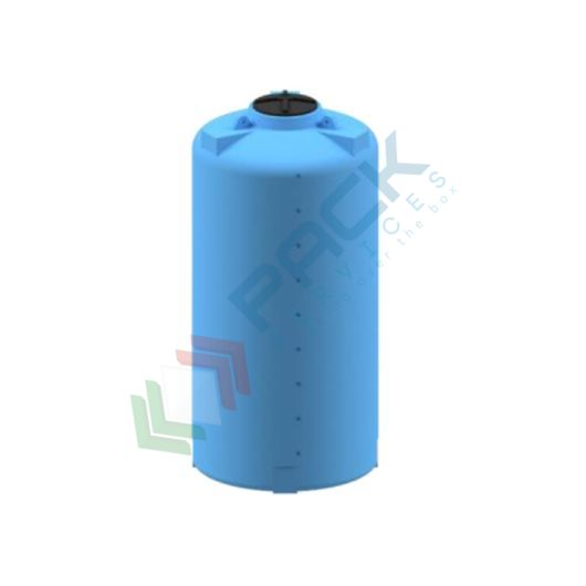 Serbatoio acqua in plastica (PE), cilindrico verticale, capacità 3530 Lt, Mis. Ø 1300 x 2700 H mm, colore azzurro, Tipologia: Cilindrico Verticale, Versione: Alto, Capacità: 3530 Lt vendita, produzione, prezzi e offerte