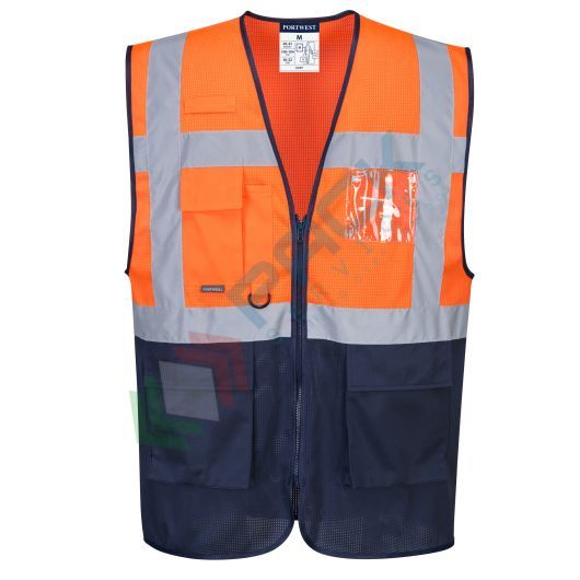 Gilet Haute Visibilité PAYPER En Mesh - Veste Réfléchissante Avec Fermeture Zip Complète