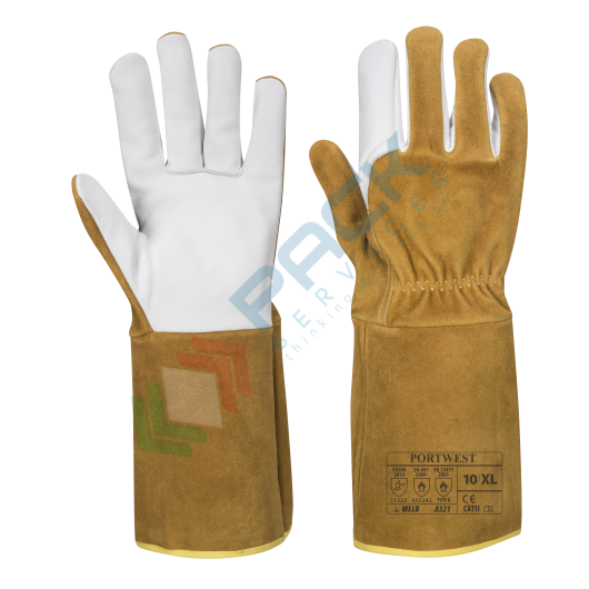 Guanto Camino Guanti Da Saldatore Rhinoweld GL-116 Ultima Premium Per MIG/ MAG - Pelle Di Manzo, Taglia 10 Guanti Ignifughi - Foto 7