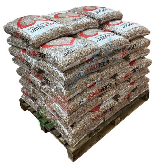 Pellet naturale prodotto 100% abete made in Austria, certificato ENplus A1 (n. AT 376), confezione da 38 sacchi da 15 Kg, Versione: 38 Sacchi vendita, produzione, prezzi e offerte