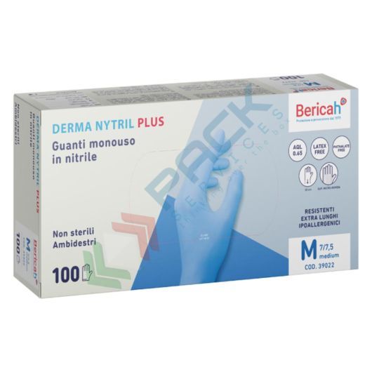 Guanti Monouso Setino In Nitrile/vinile Blu - 100 Pezzi, Senza Polvere, Certificati CE, Dispositivo Medico E Protezione