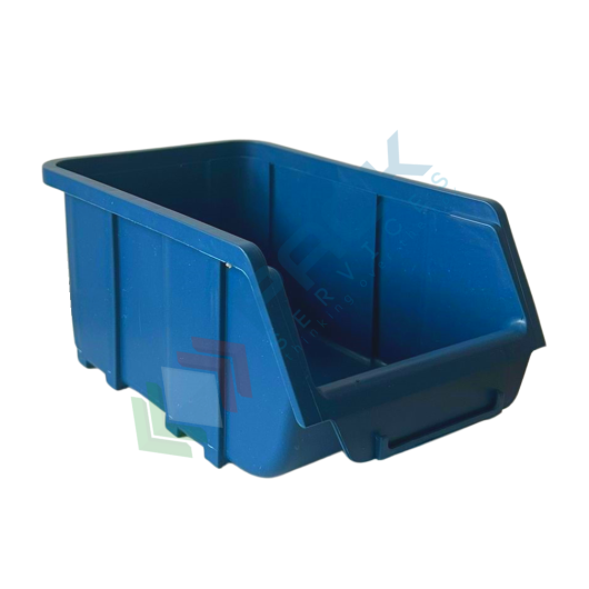 Contenitore bocca di lupo sovrapponibile, in plastica (PP), capacità 3 Litri, Mis. 148 L x 255 P x 114 H mm, con linguetta posteriore, colore blu, Tipologia: Sovrapponibile, Capacità: 3 Lt, Colore: Blu vendita, produzione, prezzi e offerte