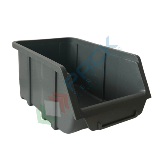 Contenitore bocca di lupo sovrapponibile, in plastica (PP), capacità 3 Litri, Mis. 148 L x 255 P x 114 H mm, con linguetta posteriore, colore grigio, Tipologia: Sovrapponibile, Capacità: 3 Lt, Colore: Grigio vendita, produzione, prezzi e offerte