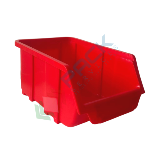 Contenitore bocca di lupo sovrapponibile, in plastica (PP), capacità 3 Litri, Mis. 148 L x 255 P x 114 H mm, con linguetta posteriore, colore rosso, Tipologia: Sovrapponibile, Capacità: 3 Lt, Colore: Rosso vendita, produzione, prezzi e offerte