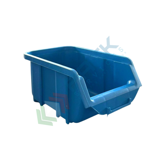 Contenitore bocca di lupo sovrapponibile, in plastica (PP), capacità 0,75 Litri, Mis. 100 L x 163 P x 72 H mm, con linguetta posteriore, colore blu, Tipologia: Sovrapponibile, Capacità: 0,75 Lt, Colore: Blu vendita, produzione, prezzi e offerte
