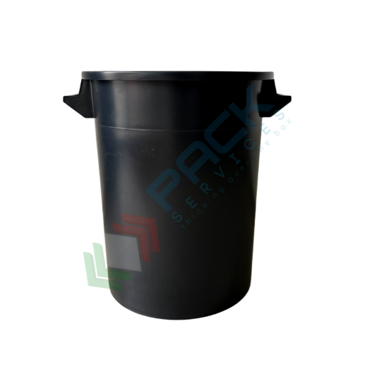 Bidone industriale in plastica (HDPE) 35 Lt, sovrapponibile e inseribile, coperchio a pressione (escluso), colore nero, Tipologia: Coperchio a Pressione, Capacità: 35 Lt, Colore: Nero vendita, produzione, prezzi e offerte