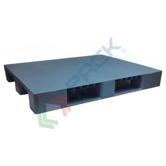 Pallet in plastica riciclata (PP), Mis. 800 L x 1200 P x 150 H mm, con 2 traverse, piano chiuso, portata statica 4000 Kg, portata dinamica 1250 Kg, Tipologia: Pallet Pesante, Mis. Base (cm): 80 x 120, Altezza (cm): 15, Base: Traverse, Parte Superiore: Chiuso, Portata Statica (Kg): 4000, Portata Dinamica (Kg): 1250 vendita, produzione, prezzi e offerte