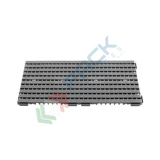 Pedana modulare antisdrucciolo con superficie aperta mis. 800 L x 400 P x 25 H mm, colore grigio, Tipologia: Pedana Forata, Mis. Base (cm): 40 x 80, Altezza (cm): 2,5, Colore: Grigio vendita, produzione, prezzi e offerte