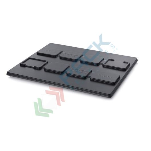 Copri pallet, mis. 1220 L x 1020 P x 40 H mm, superficie con scanalature, Tipologia: Copri Pallet, Misura: 1220 L x 1020 P x 40 H mm vendita, produzione, prezzi e offerte