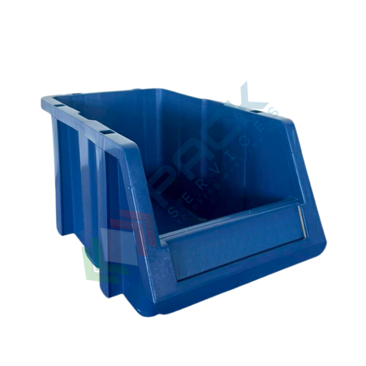 Cassa bocca di lupo in plastica (PP), sovrapponibile e componibile, capacità 5,25 Lt, Mis. 173 L x 307 P x 150 H mm, colore blu, Tipologia: Sovrapponibile e Componibile, Capacità: 5,25 Lt, Colore: Blu vendita, produzione, prezzi e offerte