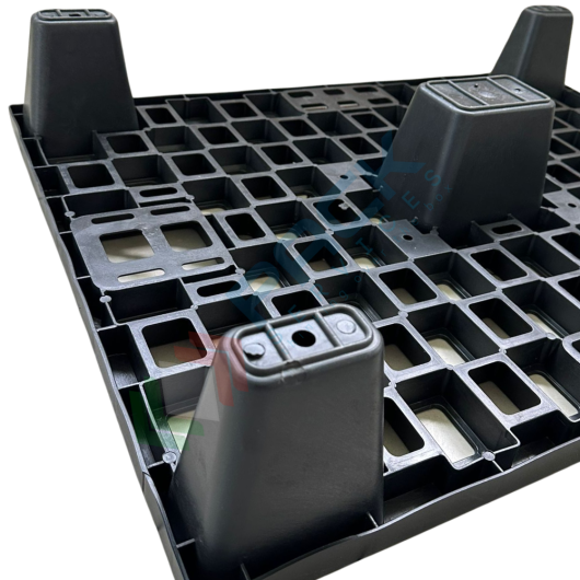 Cassa Pallet In Plastica HDPE 1130x1130x760 Mm - Portata 450 Kg, Volume 650 Lt