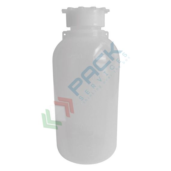 Bottiglia in plastica (PE) cilindrica a collo stretto, graduata, capacità 250 ml, chiusura con tappo a vite e sottotappo (tappo incluso), Tipologia: Bottiglie Cilindriche, Capacità: 250 ml, Bocca: Stretta, Chiusura: Tappo a Margherita, Omologazione ADR: NO, Colore: Neutro vendita, produzione, prezzi e offerte