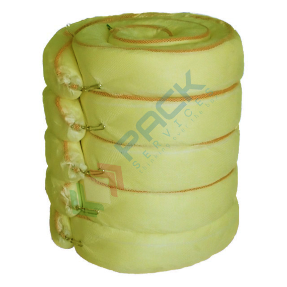 Barriere assorbenti per chimici, Mis. Ø 13 x 300 cm, capacità assorbimento per barriera 42 Lt - totale 210 Lt, conf. 5 pz, Tipologia: Assorbenti per Chimici, Modello: Barriera, Misura: Ø 13 x 300 cm, Versione: Standard, Confezionamento: 5 Pz., Capacità di Assorbimento Conf. (Lt): 210 vendita, produzione, prezzi e offerte