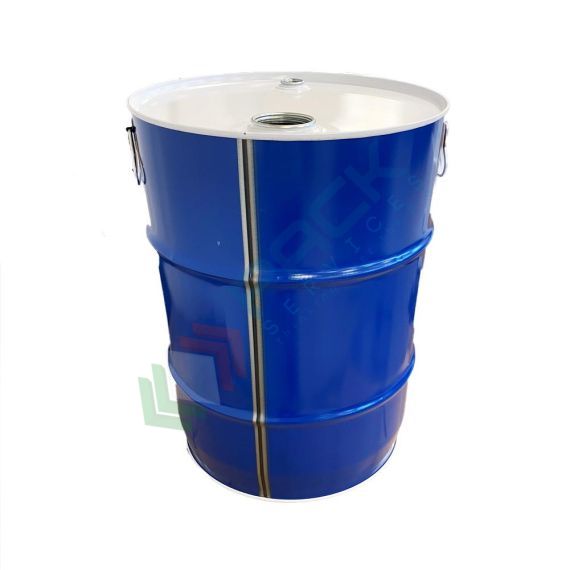 Fusto in ferro cilindrico con tappi Tri-sure (2" e 3/4" inclusi), Mis. Ø 380 x 587 H mm, capacità nominale 60 Lt, capacità totale 61,3 Lt, omologato ADR/ONU, blu int. laccato, Tipologia: Fusto Tappi a Vite Tri-Sure, Capacità: 60 Lt, Ideale per: Liquidi, Ø Diametro (mm): 380, Altezza (mm): 587, Colore Esterno / Interno: Blu - Laccato vendita, produzione, prezzi e offerte